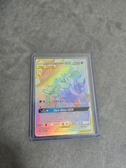 Pokemon Unbroken Bonds Greninja & Zoroark GX 222/214 Secret Rare Tag Team Card - Image 1