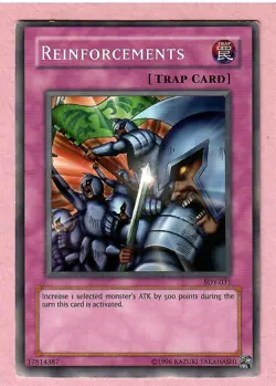 Yu-Gi-Oh Reinforcements Trap Card SDY-031 / 17814387 - I Combine S/H - Image 1
