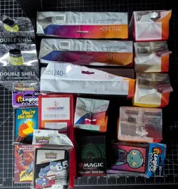 BIG LOT TCG Card Deck Boxes, Sleeves - Dragon Shield, Gamegenic, Ultra Pro - NEW - Image 1