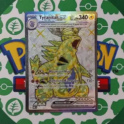 Tyranitar ex 211/197 Full Art Holo NM Pokemon Card English - Image 1