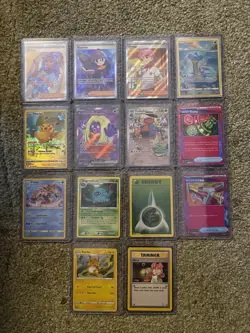 Pokemon Card Bundle/lot Holos, Rares, Trainer Gallery, Vintage And More 14 Cards - Image 1