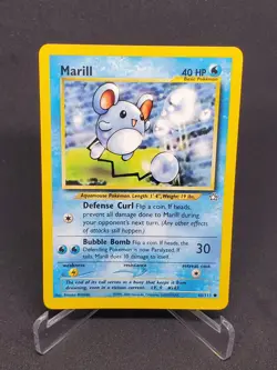 Marill Pokemon Card TCG Neo Genesis 66/111 Regular Unlimited Common - Image 1