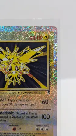 Pokemon Zapdos 2002 Legendary Collection Reverse Holo Holo Rare Card 19/110 NM!! - Image 2