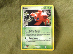 Pokemon Trading Card - EX FireRed & LeafGreen: Paras 72/112 - Image 1