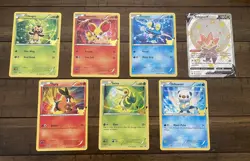 Jumbo Pokemon Cards - Set Of 7 - Image 1