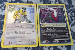 Pokemon TCG Darkrai Regigigas Jumbo Promo Cards DP24 DP40 Diamond & Pearl - Image 1