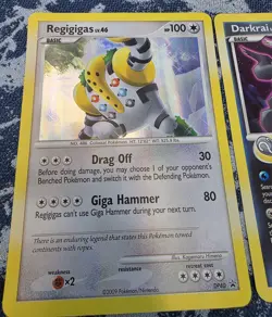Pokemon TCG Darkrai Regigigas Jumbo Promo Cards DP24 DP40 Diamond & Pearl - Image 2