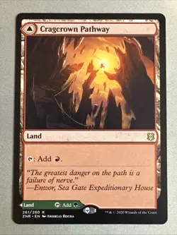 MTG / Cragcrown Pathway / ZNR / #261 / Regular / Rare / NM - Image 1