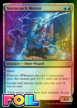 x1 Stormcatch Mentor BLB Bloomburrow MTG 234 FOIL UNCOMMON M/NM 1x - Image 1