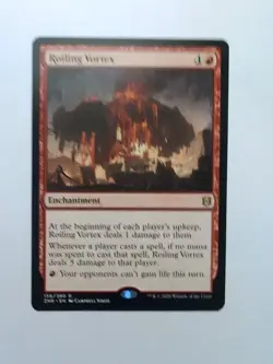 MTG Roiling Vortex (ZNR) Zendikar Rising Regular Rare 156/280 - Image 1