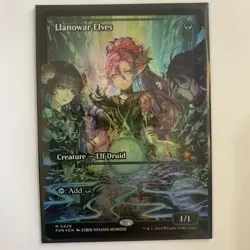 Foundations Variants Foil: Llanowar Elves (0429 - Japan Showcase) - Image 3