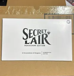 MTG Secret Lair - A DEVASTATION OF DRAGONS Rainbow Foil Edition - Image 1