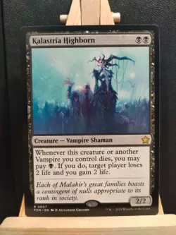 Kalastria Highborn - Foundations - Rare - NM (see pics) MTG - Image 1