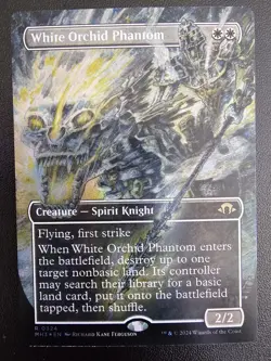 White Orchid Phantom Borderless Foil Rare 0324 - Image 1