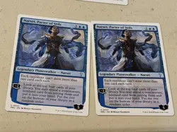 2 x mtg white border Narset Parter of Veils, Mystery Booster 2, unplayed - Image 1