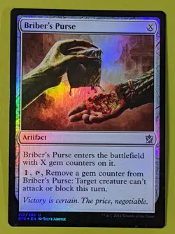 FOIL Briber's Purse x1 Khans of Tarkir x1 Magic the Gathering MTG - Image 1