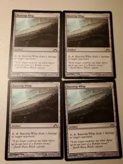 Mtg 4x Razortip Whip Heavy Play - Image 1