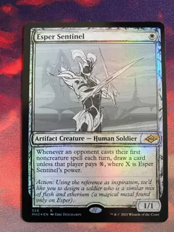 MTG Modern Horizons 2 Esper Sentinel Showcase Foil - Image 1