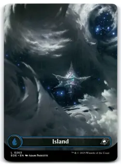Island (0263) (Borderless) #263 Edge of Eternities - Image 1