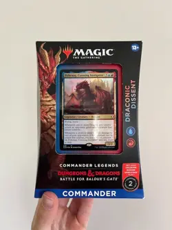 Magic Legends Battle for Baldur's Gate - Draconic Dissent Commander Deck MTG New - Image 1