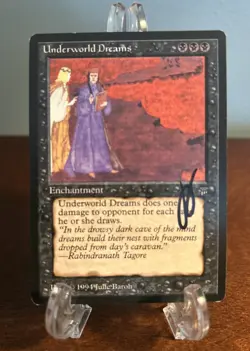 MTG Underworld Dreams Signed Julie Baroh Artist Proof AP LP Legends Magic - Image 1