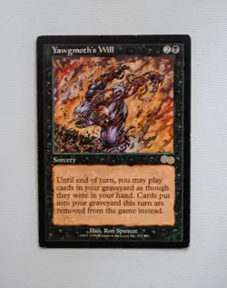 MTG Yawgmoth's Will Urza's Saga 171/350 Magic The Gathering LP - Image 1