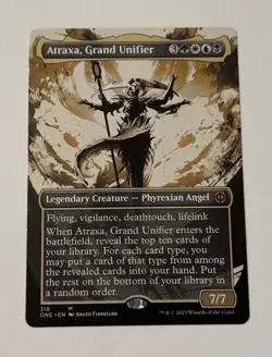 MTG Atraxa, Grand Unifier (Showcase) Phyrexia: All Will Be One LP - Image 1