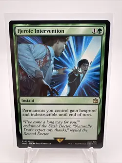 MTG - Heroic Intervention - Universes Beyond: Doctor Who 0233 Regular Rare NM/MT - Image 1