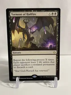 MTG - Torment of Hailfire, Hour of Devastation, 077/199, Regular Rare, NM, Jun28 - Image 1