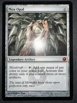 Mox Opal - Scars of Mirrodin (SOM) MP MTG Magic - Image 1