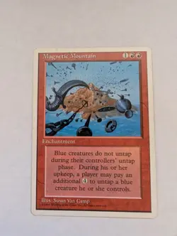 Magnetic Mountain MTG Core Set 4th Edition Regular MTG - Image 1