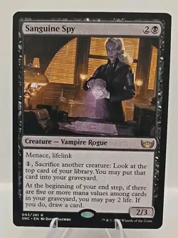 Sanguine Spy MTG Streets of New Capenna Regular - Image 1