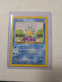 Squirtle #63/102 Pokemon Base Set 1999 Common - Image 1