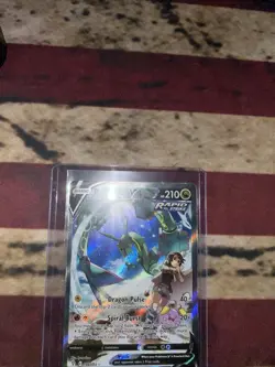 Rayquaza V 194/203 Evolving Skies Alt Alternate Art Pokemon Mint NM Pack Fresh - Image 2