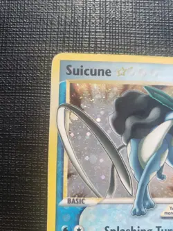 Pokemon 2005 Suicune Gold Star EX Unseen Forces #115 MP No Creases! - Image 4