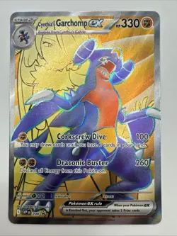 Pokemon TCG Cynthia's Garchomp EX SVP204 Black Star Promo - Image 1