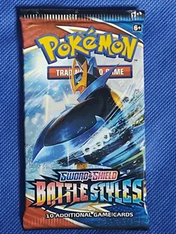 5 New Pokemon Booster packs And 1 Promo Card,,Chilling Reign, Battle Styles - Image 5