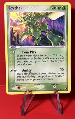 Pokemon TCG Card Scyther 46/115 EX Unseen Forces Regular Uncommon MP - Image 1