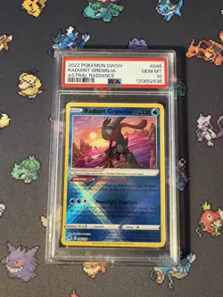 Pokemon Cards Radiant Greninja 046/189 Astral Radiance - PSA 10 GEM MINT - Image 1