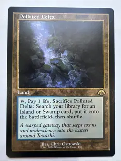 MTG Polluted Delta (Retro Frame) Modern Horizons 3 NM - Image 1