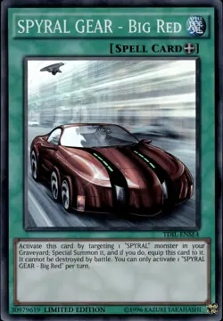 SPYRAL GEAR - Big Red - Super Rare Limited Edition TDIL-ENSE4 - NM - YuGiOh - Image 1