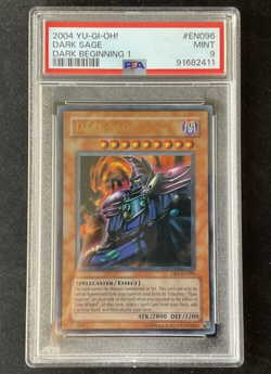 2004 YU-GI-OH! DARK BEGINNING 1 DB1-EN096 DARK SAGE PSA 9 - Image 1