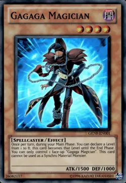 Gagaga Magician - Super Rare GENF-EN001 - LP - YuGiOh - Image 1
