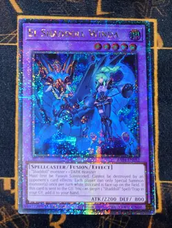 YUGIOH El Shaddoll Winda (RA04-EN052) Quarter Century Secret Rare 1st Ed NM - Image 1