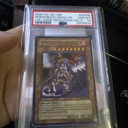 Yugioh Horus The Black Flame Dragon LV8 DR3-EN008 PSA 10 Ultra Rare - Image 1