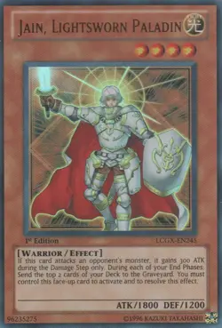 Yugioh! MP Jain, Lightsworn Paladin - LCGX-EN245 - Ultra Rare - 1st Edition Mode - Image 1
