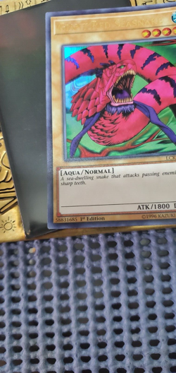 Yugioh! Giant Red Seasnake LCKC-EN097 Ultra Rare 1st Edition NM - Image 4