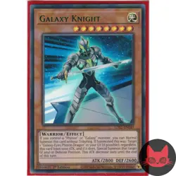 Yugioh Galaxy Knight LDS2-EN049 Green Ultra Rare 1st Edition NM - Image 1