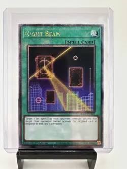Night Beam 1st Edition Quarter Century Secret Rare RA04-EN182 Yu-Gi-Oh! - Image 1