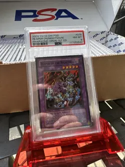 Yugioh 2003 Reaper On/Nightmare 1st Ed. PSA 8 - Image 1